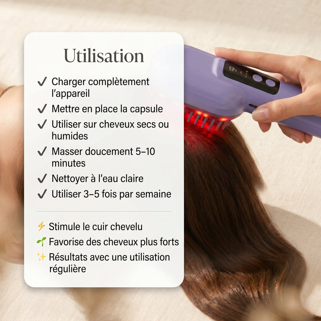 ZenScalp — Pour les femmes fatiguées de regarder leurs cheveux s'affiner