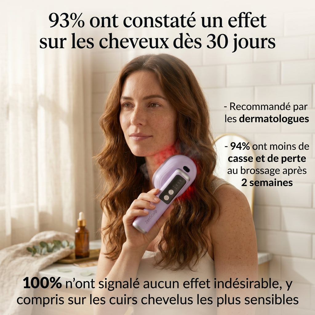 ZenScalp — Pour les femmes fatiguées de regarder leurs cheveux s'affiner